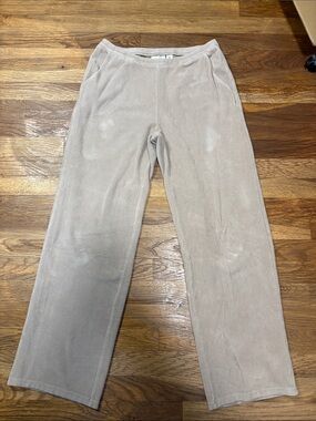 LL Bean tan Ribbed Pull-On Pants